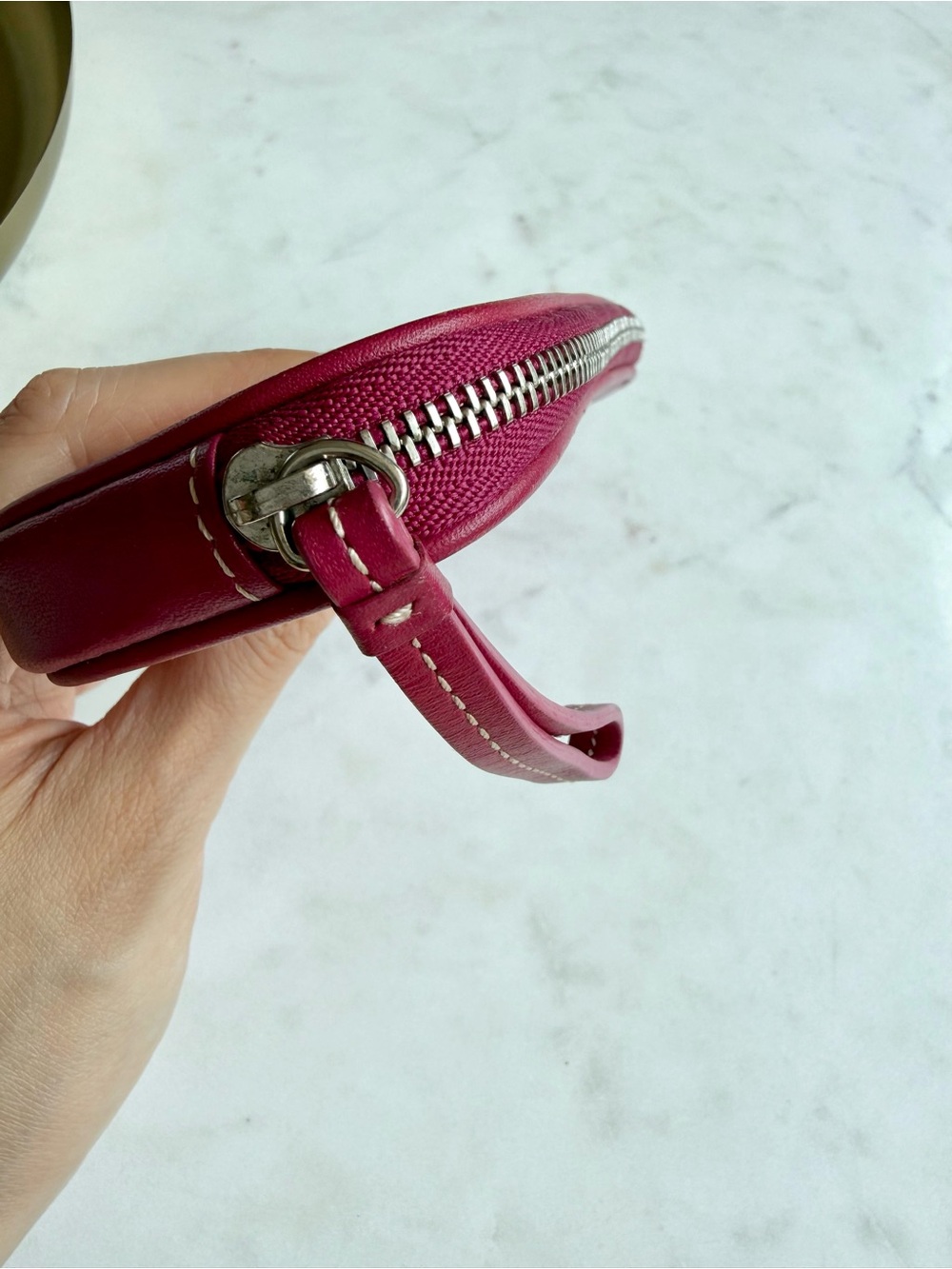 Vintage Coach Fuchsia Soft Leather Glasses Case - Picture 5 of 5